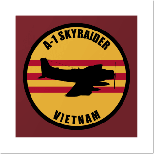 A-1 Skyraider Vietnam Posters and Art